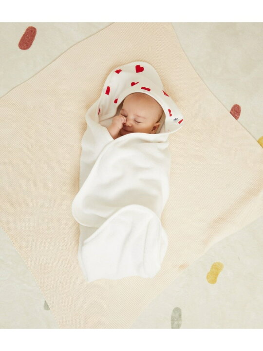 楽天市場】PETIT BATEAU ハートプリントアフガン プチバトー 