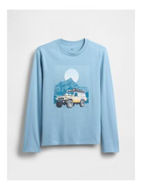 【SALE／30%OFF】GAP (K)グラフィックTシャツ (キッズ) ギャップ トップス カットソー・Tシャツ ベージュ ブルー ホワイト ネイビー【RBA_E】