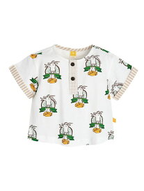 【SALE／30%OFF】moimoln 【セットアップ】アニマルモチーフトップス&パンツ モイモルン トップス カットソー・Tシャツ ホワイト【RBA_E】