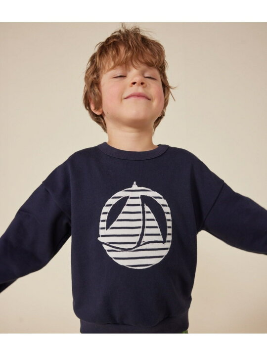 楽天市場】【SALE／20%OFF】PETIT BATEAU スウェット長袖プルオーバー 
