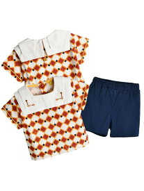 【SALE／30%OFF】moimoln 【セットアップ】ワンスアーガイルトップス&パンツ モイモルン トップス カットソー・Tシャツ ブラウン【RBA_E】