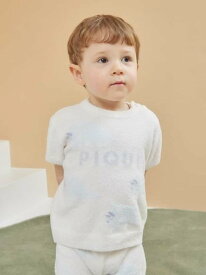 【SALE／30%OFF】gelato pique 【限定カラーあり】【BABY】スムーズィーダイナソージャガードプルオーバー ジェラートピケ トップス ニット ネイビー【RBA_E】【送料無料】