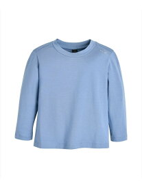 【SALE／50%OFF】moimoln レイブンロゴTシャツ モイモルン トップス カットソー・Tシャツ ブルー【RBA_E】