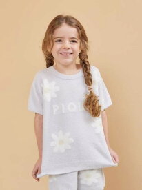 【SALE／30%OFF】gelato pique 【限定カラーあり】【KIDS】スムーズィーデイジージャガードプルオーバー ジェラートピケ トップス ニット ピンク【RBA_E】【送料無料】