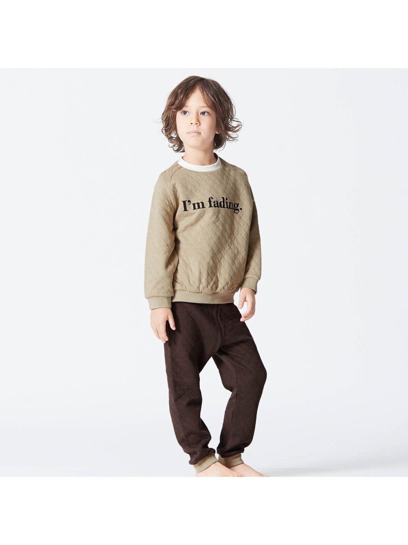 【SALE／50%OFF】BREEZE Boy's キルトかぶりパジャマ エフオーオンラインストア インナー/ナイトウェア  ルームウェア/はおり ベージュ グレー【RBA_E】 Rakuten Fashion Kids