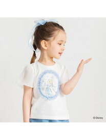 【SALE／15%OFF】branshes 【DisneyCollection/ディズニーコレクション】フリルモチーフ半袖Tシャツ ブランシェス トップス カットソー・Tシャツ ホワイト ピンク パープル【RBA_E】