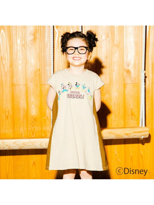 楽天市場 Sale 48 Off Branshes Disney 配色切替ワンピース ブランシェス ワンピース シャツワンピース ベージュ ブラック Rba E Rakuten Fashion Kids