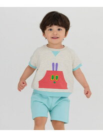 【SALE／20%OFF】moimoln 【ERIC CARLE X moimoln】ハーフスウェットセットアップ モイモルン トップス スウェット・トレーナー グリーン【RBA_E】【送料無料】