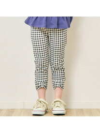 apres les cours 裾リボン｜7days Style pants 9分丈 エフオーオンラインストア パンツ その他のパンツ ブルー ブラック
