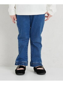 【SALE／30%OFF】apres les cours WEB限定 フルーツ刺繍ポケットパンツ 10分丈 エフオーオンラインストア パンツ その他のパンツ ピンク ホワイト【RBA_E】