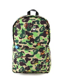 A BATHING APE ABC MILO ALL FRIENDS CAMO BACKPACK ア ベイシング エイプ バッグ リュック・バックパック グリーン【送料無料】