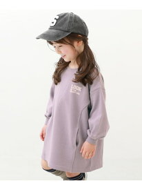 【SALE／34%OFF】devirock 綿100% ビッグシルエット ガゼットスウェットワンピース デビロック ワンピース・ドレス ワンピース ブラック グリーン【RBA_E】