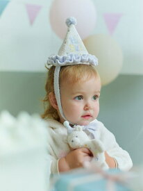gelato pique 【BABY】エアリーモコアニバーサリーハット ジェラートピケ マタニティウェア・ベビー用品 ベビー帽子 ピンク ホワイト【送料無料】