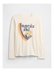 【SALE／30%OFF】GAP (K)グラフィックTシャツ(キッズ) ギャップ トップス カットソー・Tシャツ ホワイト イエロー【RBA_E】