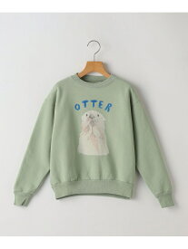 【SALE／35%OFF】SHIPS KIDS The Animals Observatory:110~140cm / Sweatshirt シップス トップス スウェット・トレーナー グリーン ブラウン【RBA_E】【送料無料】