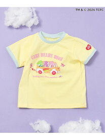 apres les cours WEB限定 ケアベア/アソートTシャツ エフオーオンラインストア トップス カットソー・Tシャツ イエロー ブルー ピンク