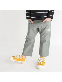 branshes 【爽やかシャンブレー】クロップドパンツ ブランシェス パンツ その他のパンツ ブラック ブルー カーキグリーン ベージュ