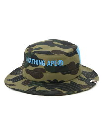 A BATHING APE 1ST CAMO MESH HAT ア ベイシング エイプ 帽子 ハット グリーン イエロー【送料無料】