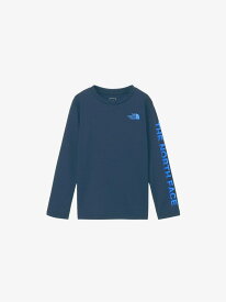 THE NORTH FACE ロングスリーブTNFビーフリーティー ザ・ノース・フェイス トップス カットソー・Tシャツ ネイビー オレンジ【送料無料】