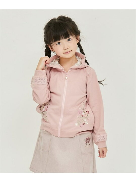 楽天市場】【SALE／77%OFF】axes femme kids お花刺繍ポケットパーカー  