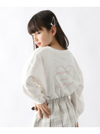 【SALE／40%OFF】GLOBAL WORK ヘビロッTEEワイド長袖/キッズ/976070 グローバルワーク トップス カットソー・Tシャツ ホワイト【RBA_E】