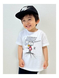 NIKE トドラー(90-100cm) Tシャツ NIKE(ナイキ) ICONS OF PLAY SS TEE ルーキーユーエスエー トップス カットソー・Tシャツ グレー ホワイト