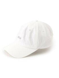 【SALE／10%OFF】PINK-latte 【FILA】ロゴキャップ ピンク ラテ 帽子 キャップ ホワイト ブラック ベージュ【RBA_E】