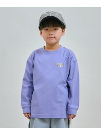 b・ROOM 【スクール対応】名札付けループ付き長袖Tシャツ ナルミヤオンライン トップス カットソー・Tシャツ ブルー パープル ホワイト