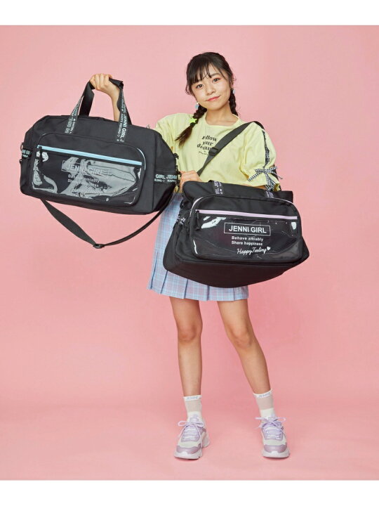 楽天市場】JENNI クリアポケットボストンバッグ ジェニィオンライン  