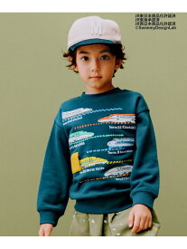 【SALE／30%OFF】BEAMS mini 【4/3新規値下げ】オールスター トレイン スウェット 2024FW(90~150cm) ビームス ミニ トップス スウェット・トレーナー ホワイト グレー ネイビー【RBA_E】