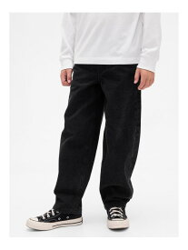 【SALE／30%OFF】GAP (K)バギー テーパードデニム (キッズ) ギャップ パンツ ジーンズ・デニムパンツ ブラック【RBA_E】【送料無料】