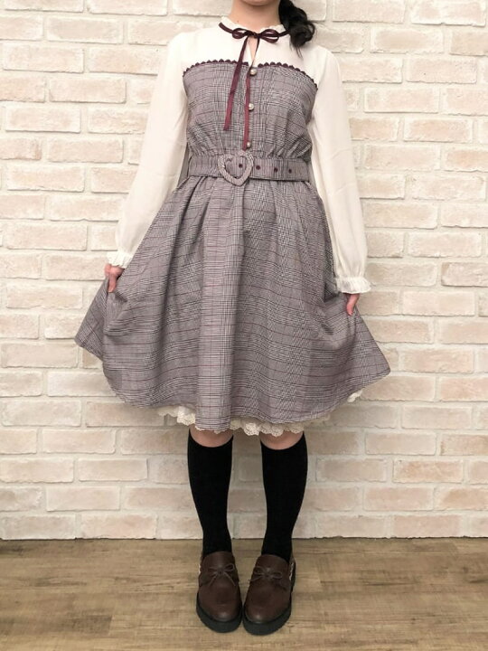 楽天市場】【SALE／50%OFF】axes femme kids (K)ビスチェ切替チェック 