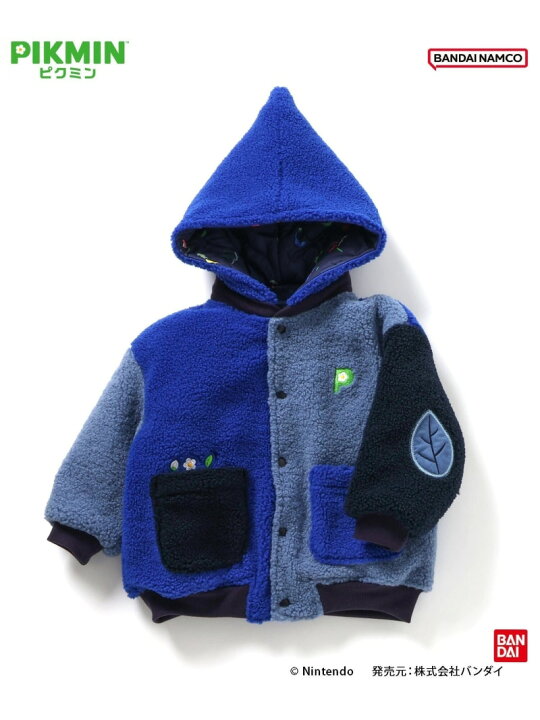 楽天市場】【SALE／50%OFF】BREEZE 【ピクミン】リバーシブルボア 【ピクミン】breeze 140センチ新品☆リバーシブルボアブルゾン