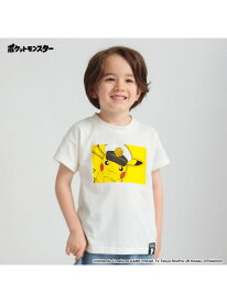 branshes 【Pokemon/ポケットモンスター(ポケモン)】半袖Tシャツ ブランシェス トップス カットソー・Tシャツ ホワイト グレー ブラック ピンク オレンジ