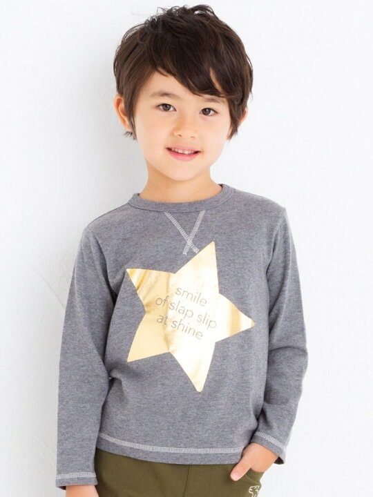 楽天市場】【SALE／73%OFF】SLAP SLIP 星 箔プリント 長袖 ワイド T 