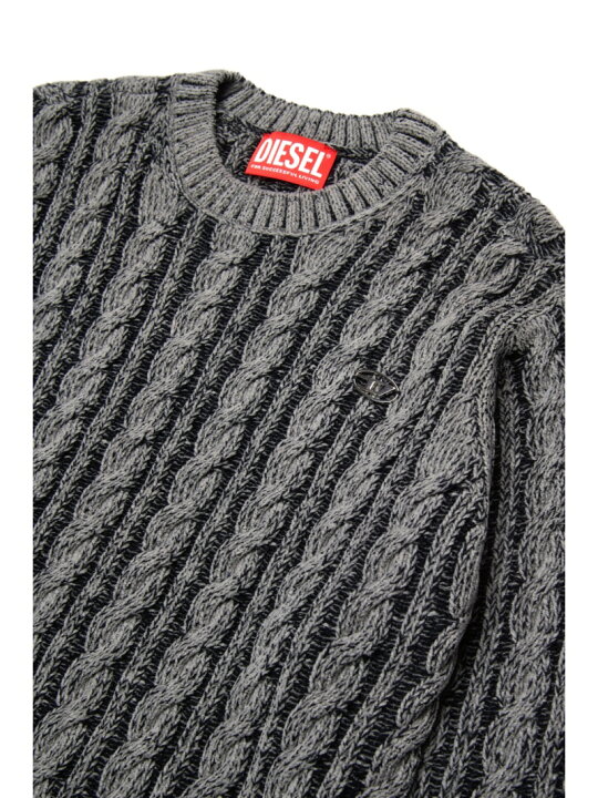 楽天市場】DIESEL キッズ ニット ケーブル編み ディーゼル トップス 
