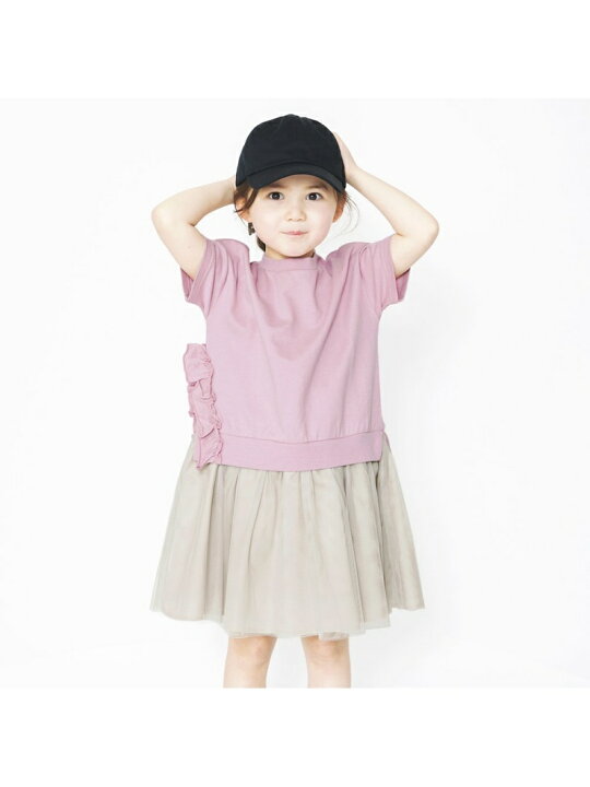 楽天市場 Sale 48 Off Branshes チュールドッキング半袖ワンピース ブランシェス ワンピース ドレス シャツワンピース ピンク ホワイト Rba E Rakuten Fashion Kids