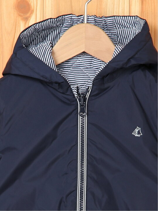楽天市場】PETIT BATEAU (K)フード付きパフジャケット_キッズG