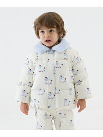 moimoln 【ReRe】シャーベットパデットフェザーコート モイモルン ジャケット・アウター その他のジャケット・アウター イエロー ブルー【送料無料】