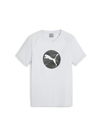 PUMA キッズ ボーイズ アクティブ スポーツ ポリ グラフィック 半袖 Tシャツ 120-160cm プーマ トップス カットソー・Tシャツ
