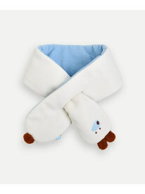 moimoln ベアラビットフリースマフラー モイモルン ファッション雑貨 マフラー・ストール・ネックウォーマー ブルー ピンク【送料無料】