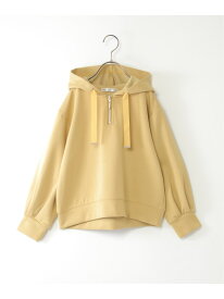 【SALE／40%OFF】ikka 【洗濯機で洗える/親子コーデ】GOKU楽鹿の子ダンボールハーフジップパーカー(120~160cm) イッカ トップス カットソー・Tシャツ イエロー ベージュ【RBA_E】