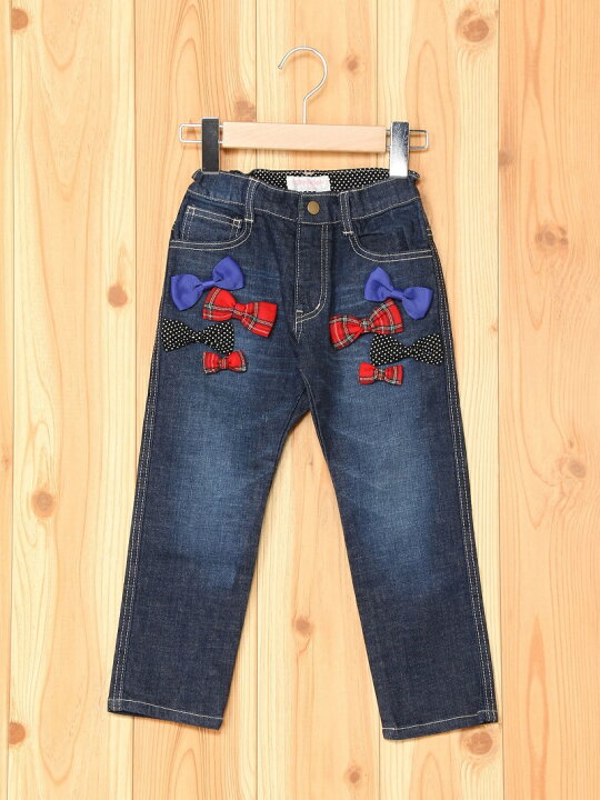 楽天市場】【SALE／50%OFF】Shirley Temple 多種リボンデニムパンツ 