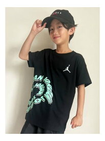 Jordan ジュニア(140-170cm) Tシャツ JORDAN(ジョーダン) JDB JRDN WARPED GALEXY SS TEE ルーキーユーエスエー トップス カットソー・Tシャツ ブラック