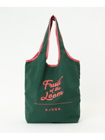 ikka AJUGA アジュガ/FRUIT OF THE LOOMエコバッグ イッカ ファッション雑貨 その他のファッション雑貨 ネイビー グリーン