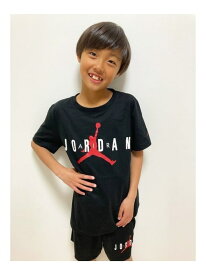 Jordan ジュニア(140-170cm) Tシャツ JORDAN(ジョーダン) JDN BRAND TEE 5 ルーキーユーエスエー トップス カットソー・Tシャツ ブラック レッド ホワイト