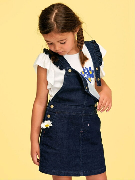 楽天市場】PETIT BATEAU (K)デニムジャンパースカート_キッズ 