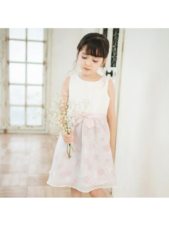 楽天市場 Branshes キメ服 花柄ジャンパースカート ブランシェス ワンピース ワンピースその他 ピンク 送料無料 Rakuten Fashion Kids