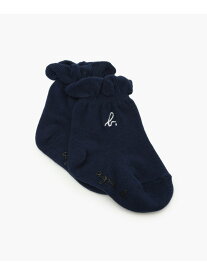 agnes b. ENFANT ベビー "b." ロゴ ソックス アニエスベー 靴下・レッグウェア 靴下 ネイビー
