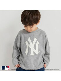 branshes 【MLB/Major League Baseball】アソート長袖Tシャツ ブランシェス トップス カットソー・Tシャツ ベージュ グレー ブルー